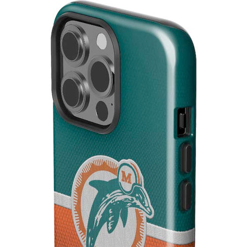 NFL Miami Dolphins Vintage iPhone 15 Pro Impact Case